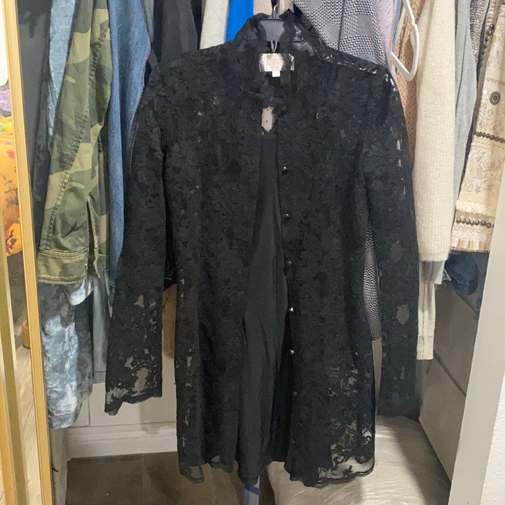 Stone cold fox black dress